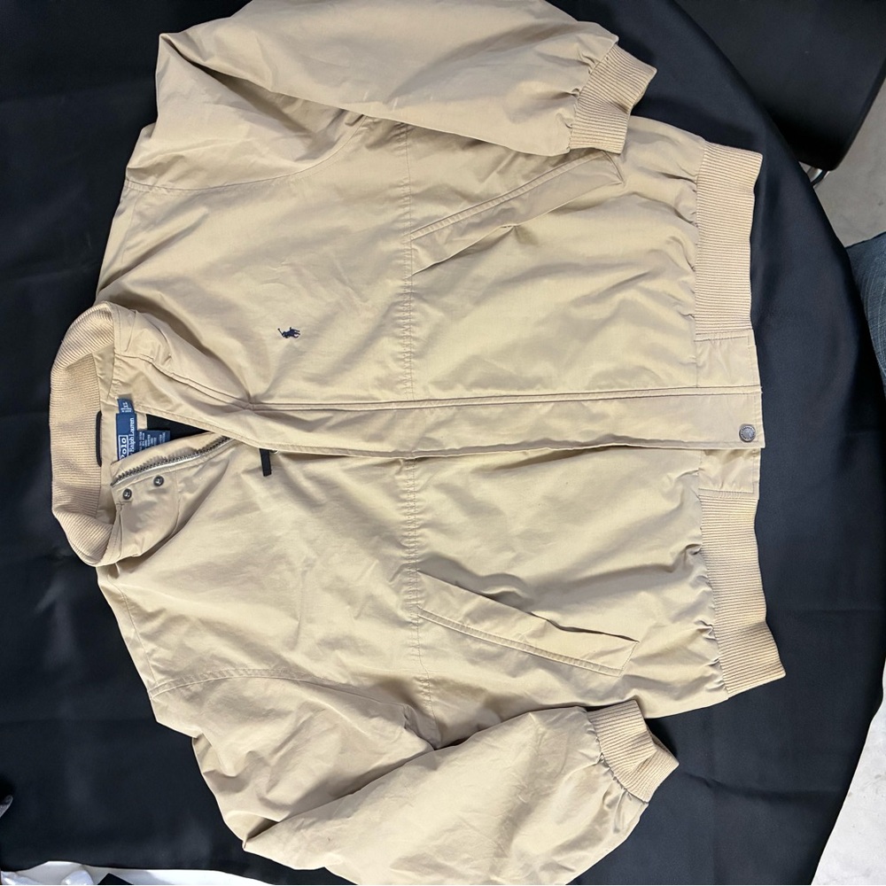 Ralph Lauren Men's Tan Bomber Jacket